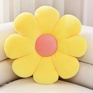 Double Cotton Flower Pillow with Beautiful Present Box, 23.6in